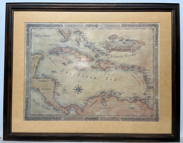 Lote siguiente: Mapa y Foto de "Cabeza criolla": Un recuerdo geográfico