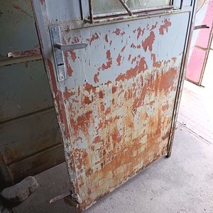 Zaguan de Chapa Metálica con Ventana y Manija - 80x185 cm - imagen 3