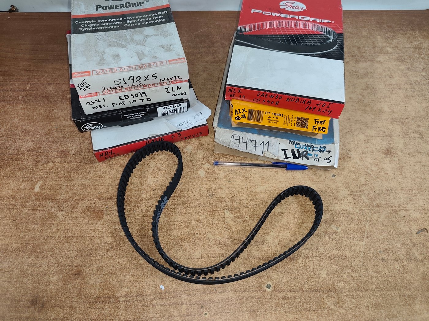 Lote siguiente: Correas de distribución PowerGrip para DAEWOO y FIAT PALIO