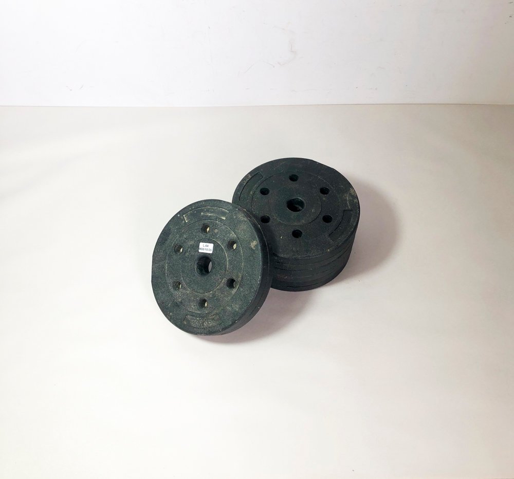 Lote de Cuatro Discos de Pesas de 2.5 Kg Cada Uno
