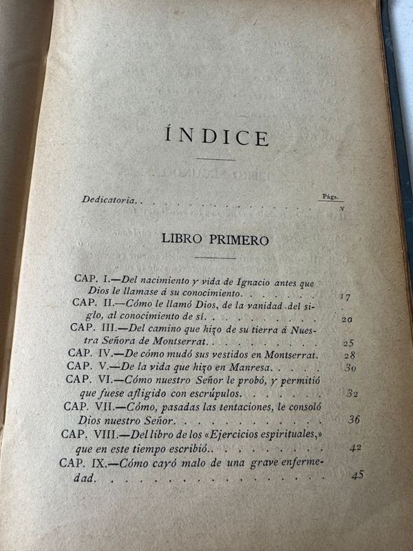 Libro raro de Vida De San Ignacio De Loyola Por P. Pedro De Rivadeneira - imagen 5