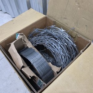 Alambre de Cuchillas Navaja Galvanizado Acero - Rollo Nuevo y Usado - imagen 2