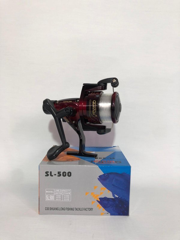Reel de Pesca Frontal SL500 Color Bordo Nuevo - imagen 1