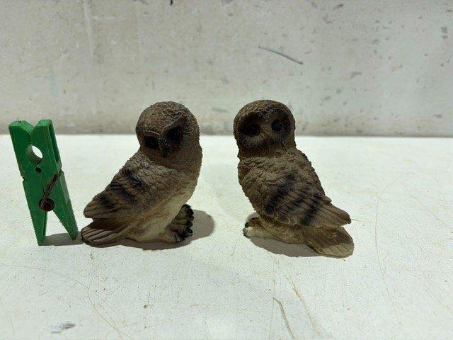 Par de Búhos Miniatura Decorativos