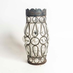 Lote siguiente: Colgante de Vidrio y Hierro Forjado con Detalle de Corona