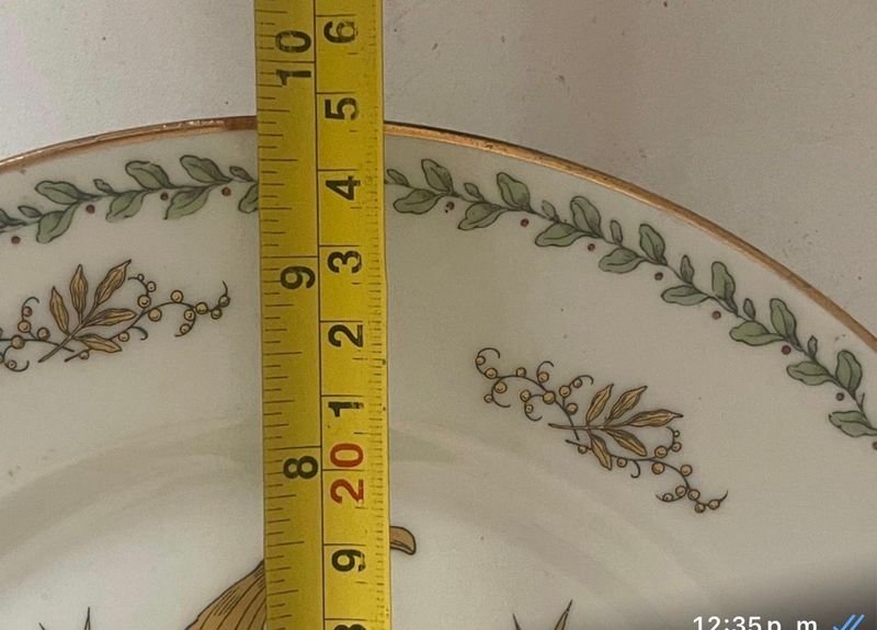 Plato decorativo de porcelana LIMOGES, Francia - imagen 3
