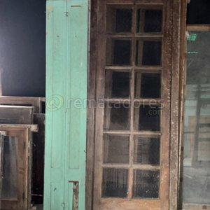 Puerta de Madera y Aluminio con Vidrio - imagen 2