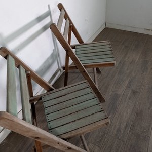 Lote de 4 Sillas Plegables de Madera para Niños - imagen 5