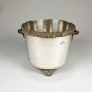 Champagnera de metal con asas, altura 18 cm - imagen 2