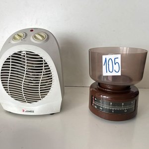 Balanzas de Cocina James y Caloventilador Eléctrico - imagen 2