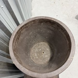 Maceta Grande de Cerámica Marrón - imagen 4