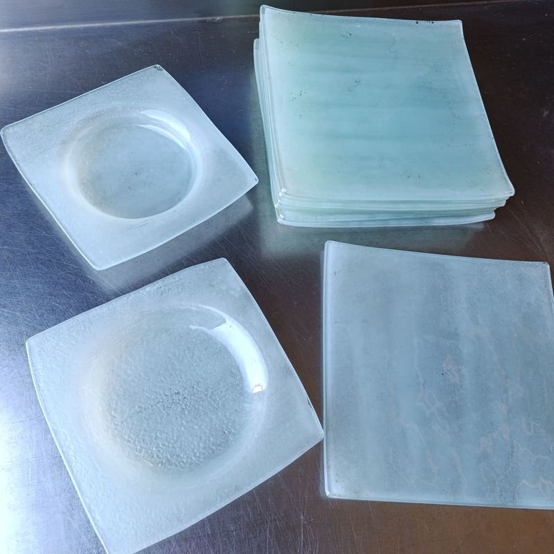 Lote anterior: Platos cuadrados de vidrio para decoración
