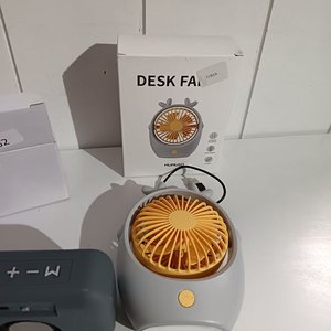 Parlante Portátil T&G y Ventilador USB con Luz LED - imagen 5