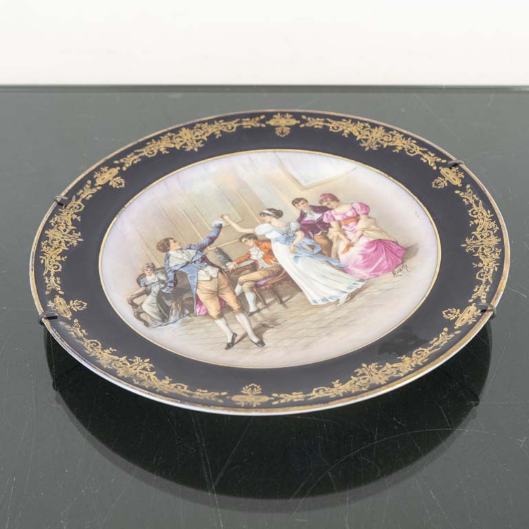 Lote siguiente: Plato de porcelana francesa Limoge - Medidas: 26cm