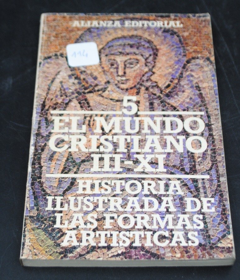 Lote siguiente: Libro de texto con diseño mosaico y estantería