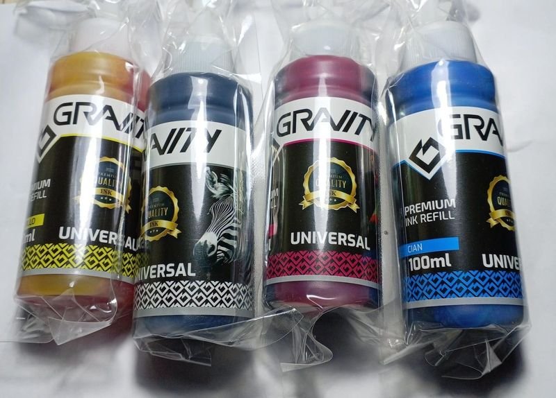 Paquetes de Tinta X4 en diferentes colores y materiales