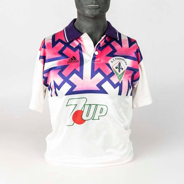 Camiseta de Fiorentina de Italia oficial de tienda marca adidas sin número - imagen 1