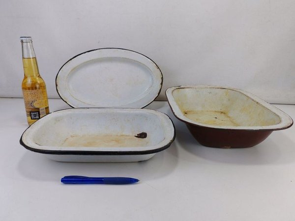 Bandeja y fuentes esmaltadas en venta - imagen 2