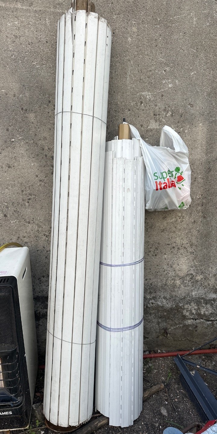 Persianas Enrollables Blancas de PVC