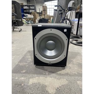 Subwoofer Infinity Negro con Borde Plateado - imagen 1