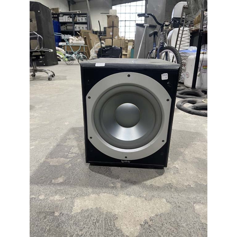 Subwoofer Infinity Negro con Borde Plateado