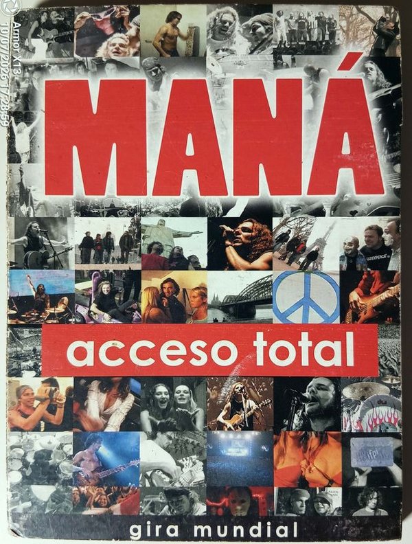 DVD "Acceso Total Gira Mundial" de Maná - Industria Argentina 2004 - imagen 1