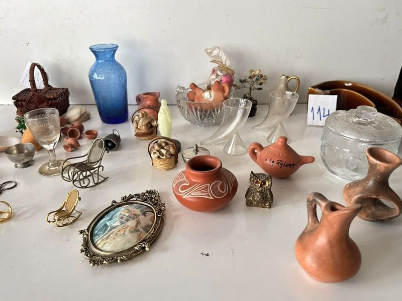 Lote de 35 Adornos Varios Antiguos y Coleccionables