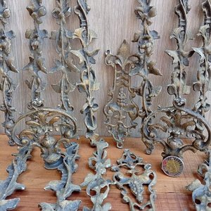 Lote de Apliques Decorativos en Metal Estilo Vintage - imagen 2