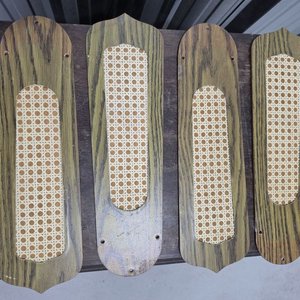 Lote siguiente: Aspas/Paletas de Ventilador de Techo Madera con Veteado y Mimbre