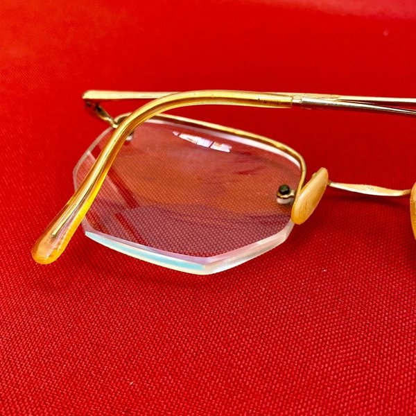 Antiguos lentes enchapados en oro de excelente estado - imagen 5
