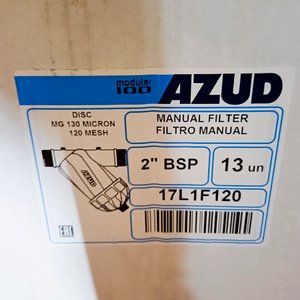 2 Filtros de Disco Azud 17L1F120 Manuales de 2" BSP - imagen 4