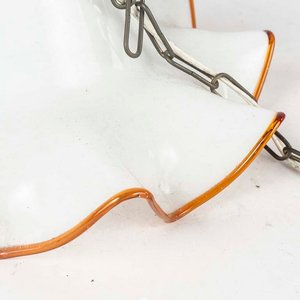 Colgante de una luz con pantalla opalina y detalles metálicos - imagen 2