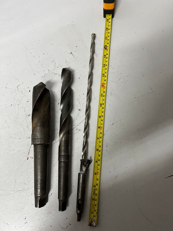 3 Mechas para Torno de Metal, Diferentes Medidas - imagen 1
