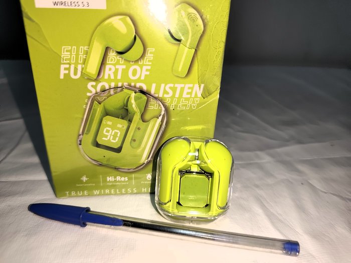 Auriculares Inalámbricos Ultra Pods Max Verdes con Bluetooth y Pantalla LED