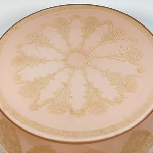 Plafón de Opalina Rosado con Diseño Floral y Cascadas - imagen 2
