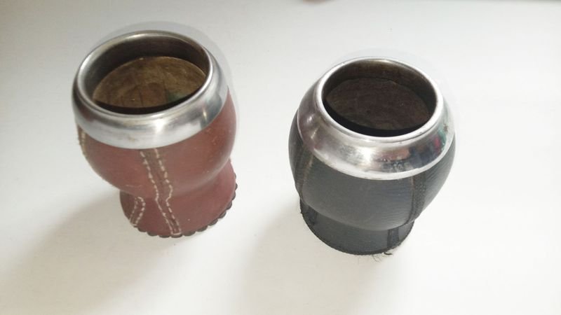 Mate de madera forrado en ecocuero - imagen 3