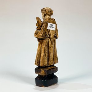 Escultura Religiosa Cerámica: San Antonio de Padua con Niño - imagen 4