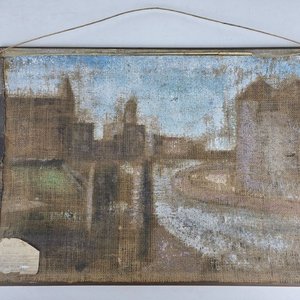 Pintura "Barrio Pocitos" de Stella Barrios, Acrílico sobre Arpillera - imagen 5