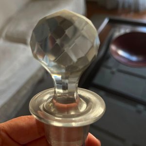 Botellón Antiguo de Vidrio con Tapón - imagen 3