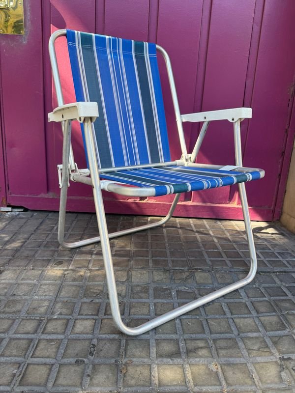 Silla de playa plegable en aluminio - imagen 2