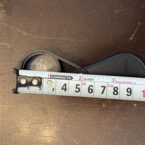 Lupa Plegable con Dos Lentes y Caja Original - imagen 2