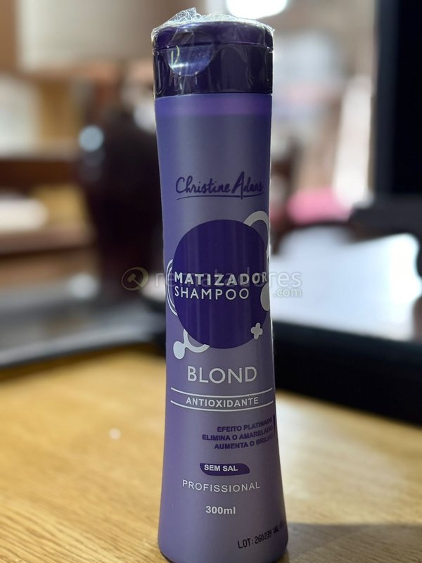 Shampoo Matizador Blond Antioxidante Christine Adams