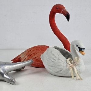 Lote anterior: Figuras Decorativas de Cerámica: Flamenco y Cisne