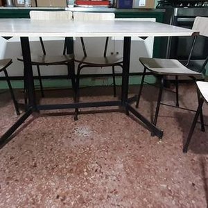 Mesa Rectangular con 6 Sillas Estilo Nórdico - imagen 2