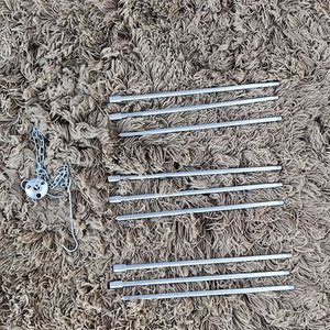 Trípode Desmontable Metálico para Camping con Cadena y Gancho - imagen 9