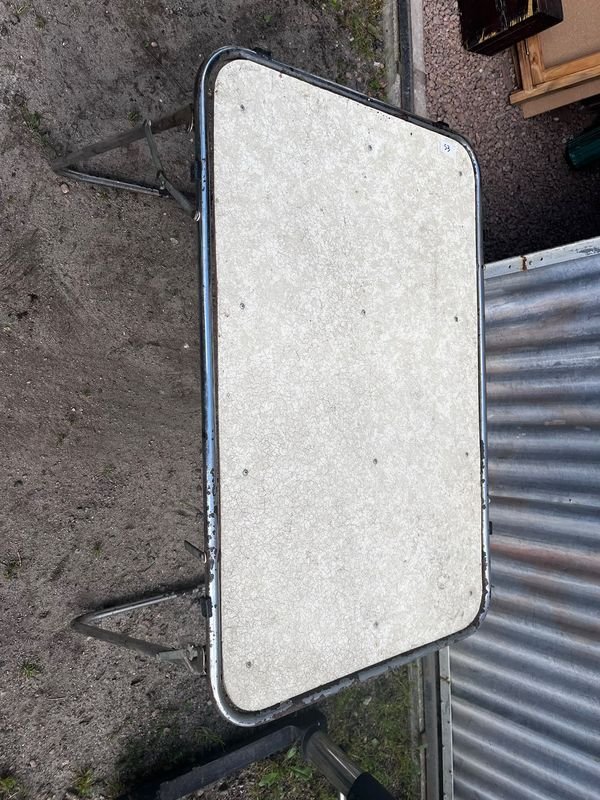 Mesa Plegable Tipo Picnic Metálica