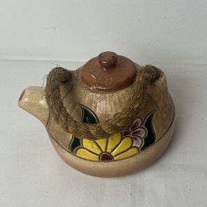 Caldera Decorativa de Cerámica con Diseño Floral - imagen 3