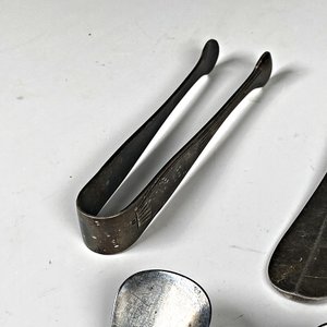 Conjunto de 8 Cubiertos Christofle: Cucharas de Helado, Servir y Pinza - imagen 4