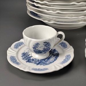 Conjunto de Porcelana Brasilera con Diseño Azul: 26 Piezas - imagen 8