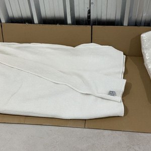 Manta de Algodón Limba Piaget Blanca 250x280cm Textura Panal - imagen 5